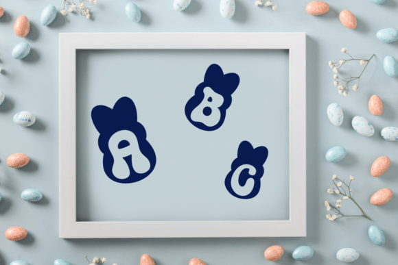 Cute Easter Bunny Font - Preview 3
