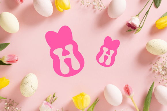 Cute Easter Bunny Font - Preview 5