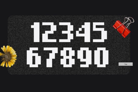 Digital 808 Font - Preview 2