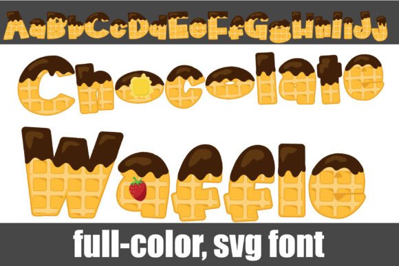 Eat It Up Color Font font preview - 3