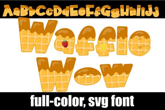 Eat It Up Color Font font preview - 6