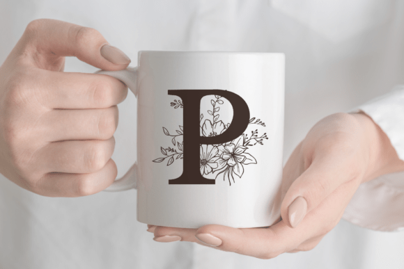 Elegant Floral Monogram Font - Preview 2