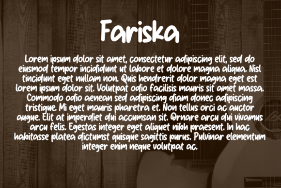 Farisika Font - Preview 2
