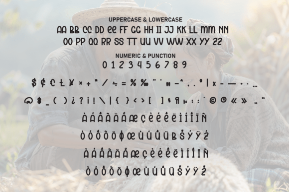 Farmer Font PNG with transparent background - Preview 6