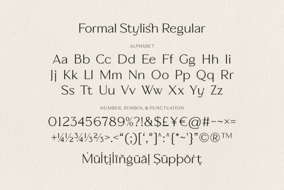 Formal Stylish Font - Preview 4