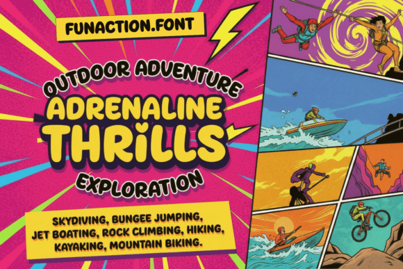 Fun Action Font - Preview 3