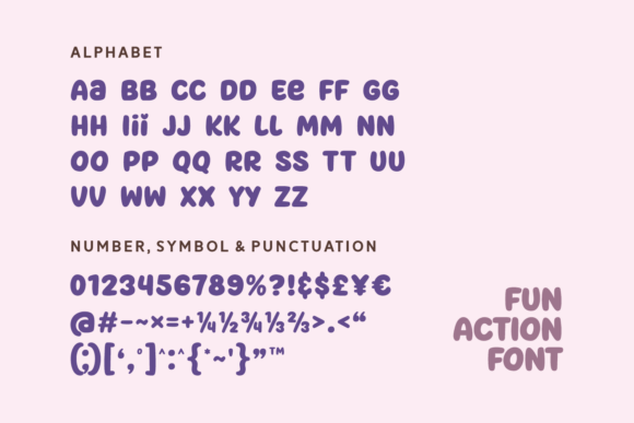 Fun Action Font - Preview 4