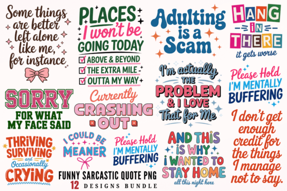 Funny Sarcastic Quote PNG Sublimation De Graphic Crafts By JR Design