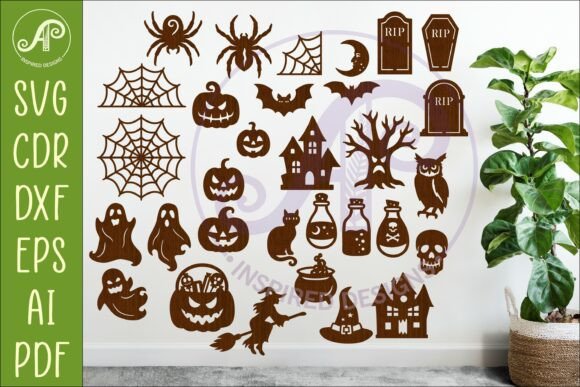 Halloween SVG Bundle Laser Cut Files · Creative Fabrica
