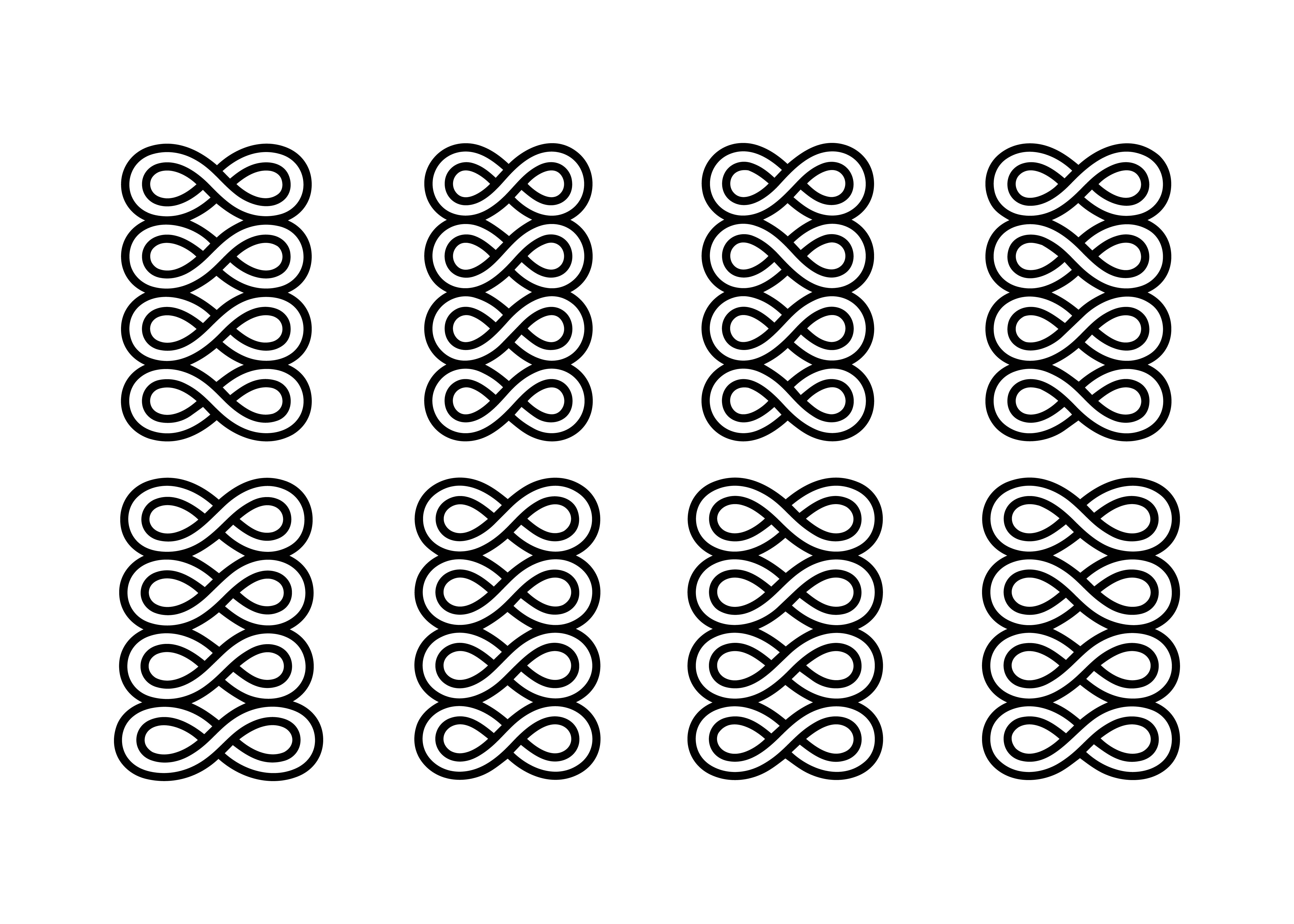 Infinity Pattern SVG Set