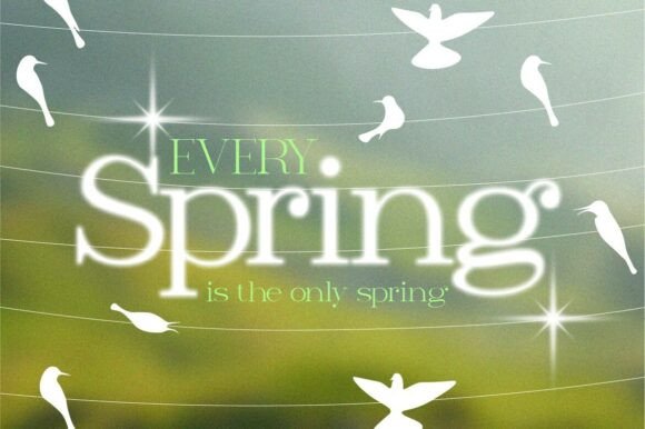 Jina Glow Font PNG with transparent background - Preview 4
