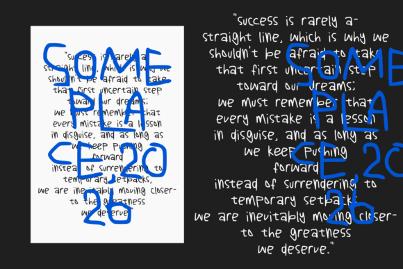 Klassic Memory Font PNG with transparent background - Preview 3