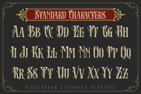 Mailyarder Font PNG with transparent background - Preview 5