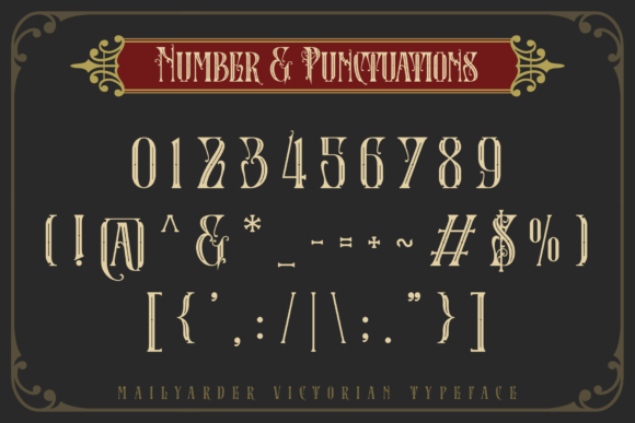 Mailyarder Font PNG with transparent background - Preview 6