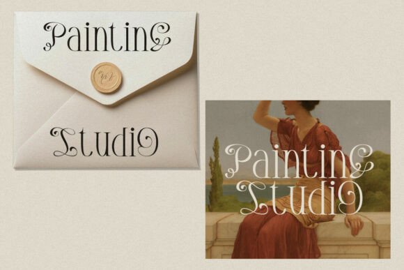 Melkova Font PNG with transparent background - Preview 4