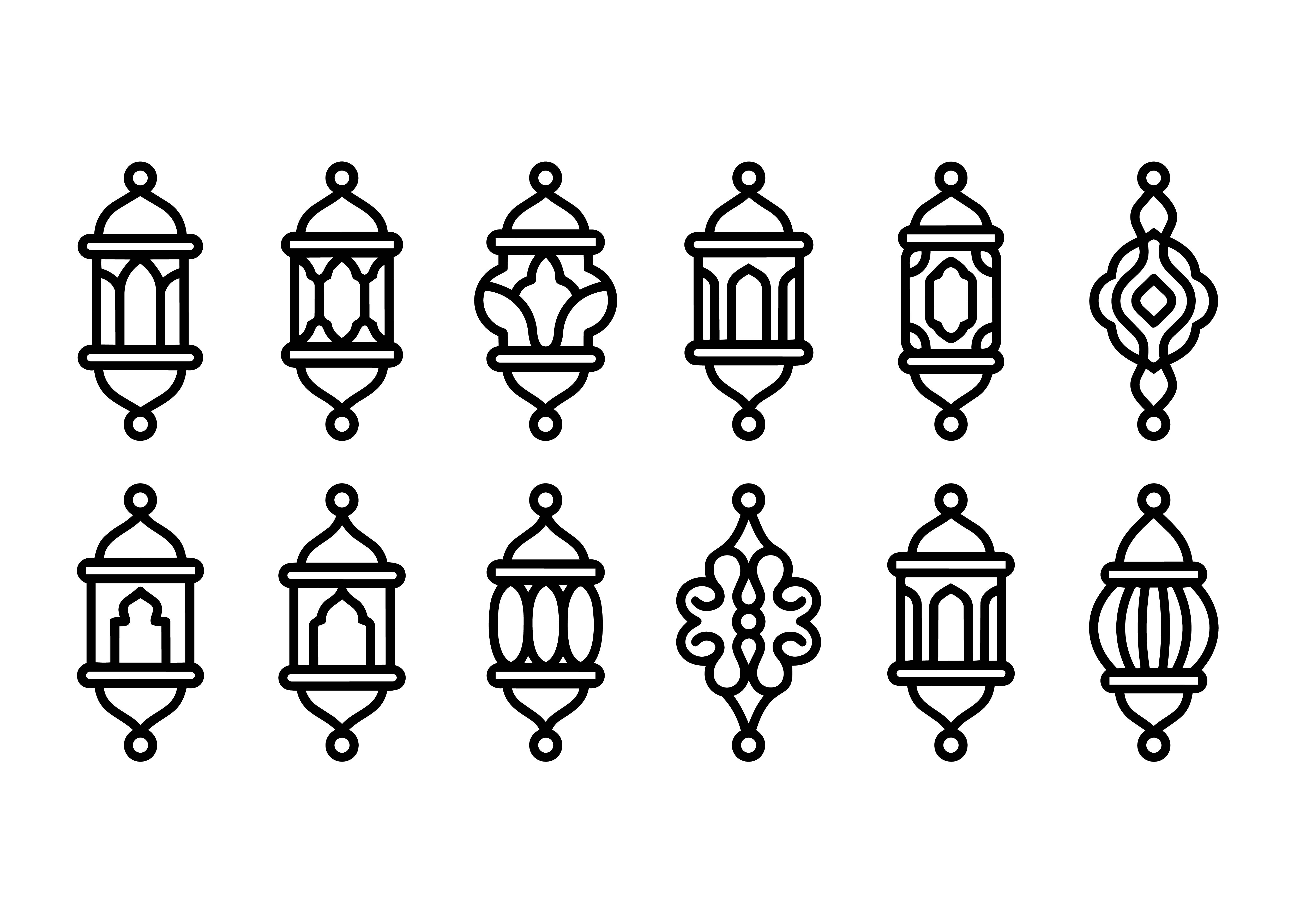 Moroccan Lantern SVG Bundle