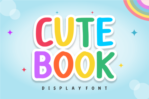 Playful Book Font PNG with transparent background - Preview 1