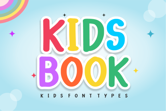 Playful Book Font PNG with transparent background - Preview 2