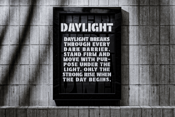 Powernap Font PNG with transparent background - Preview 4