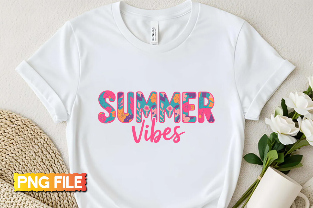 Preppy Summer Vibes Png Graphic by Craft Bundle · Creative Fabrica