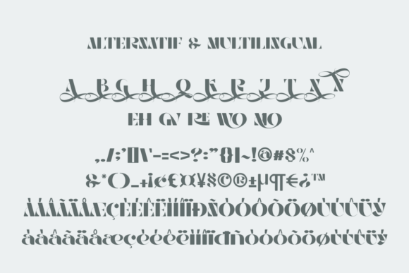 Rexmoan Font PNG with transparent background - Preview 2