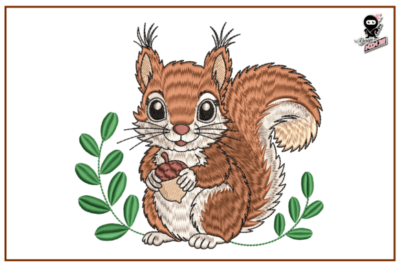 Squirrel with Nut