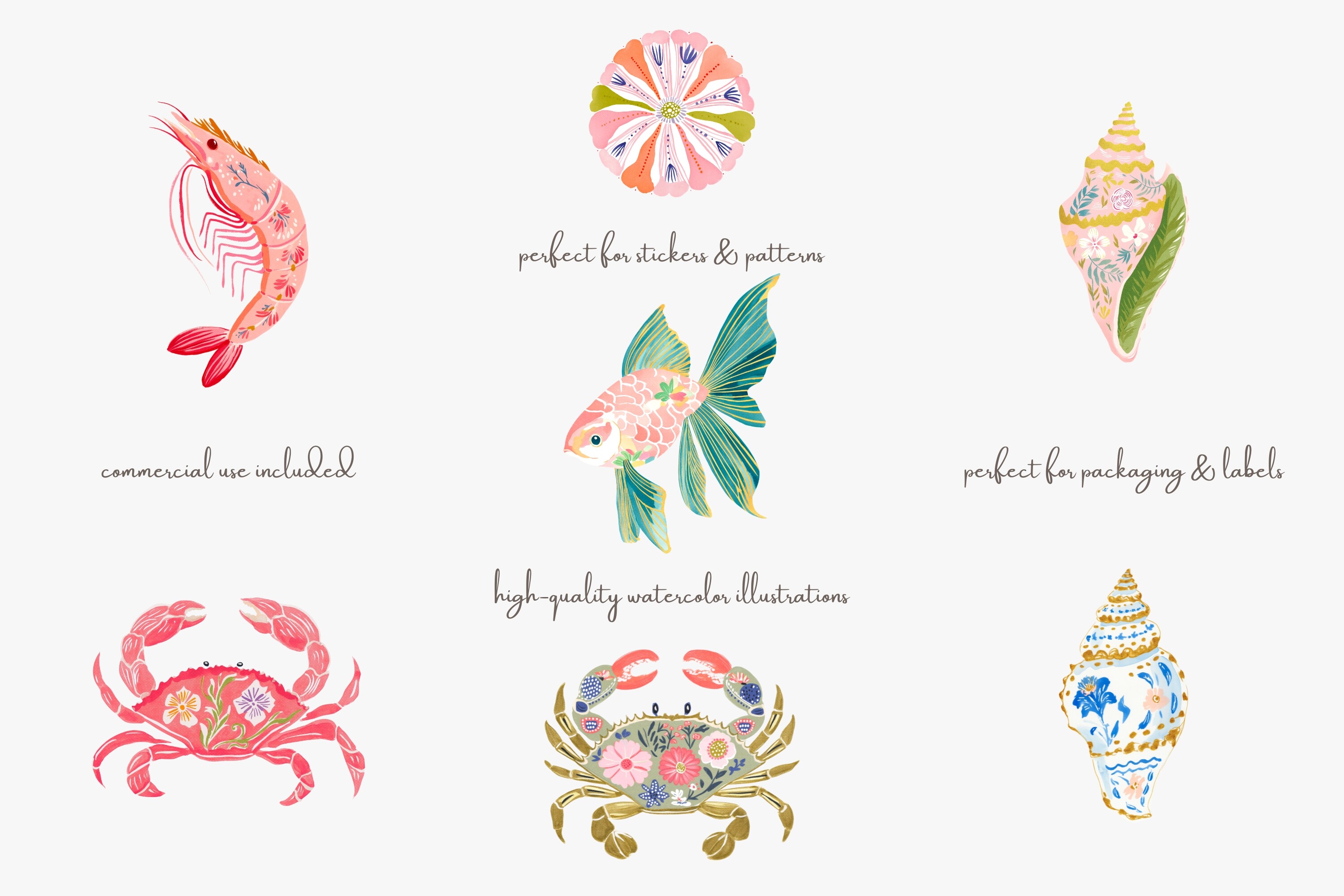 Tropical Reef Clipart Set - photo 2