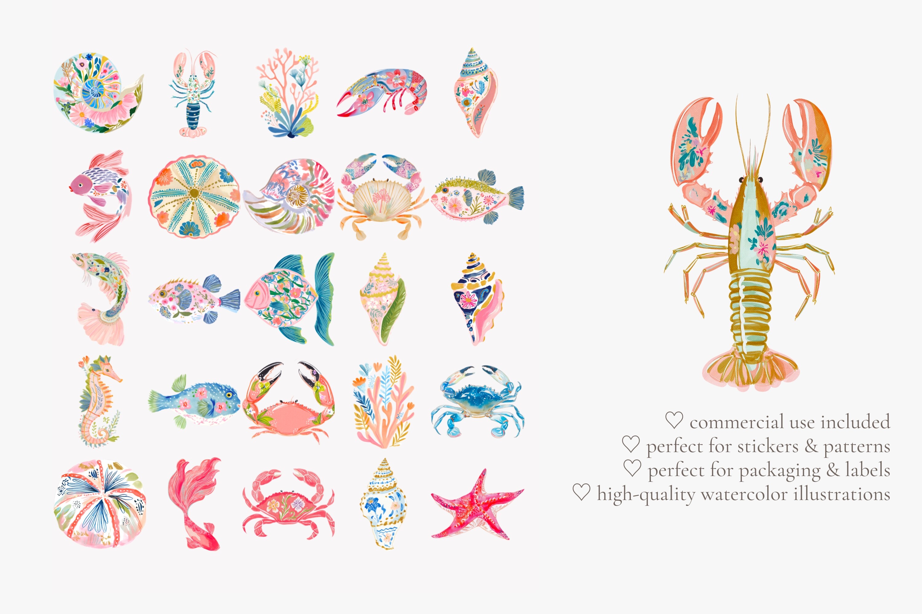 Tropical Reef Clipart Set - photo 5