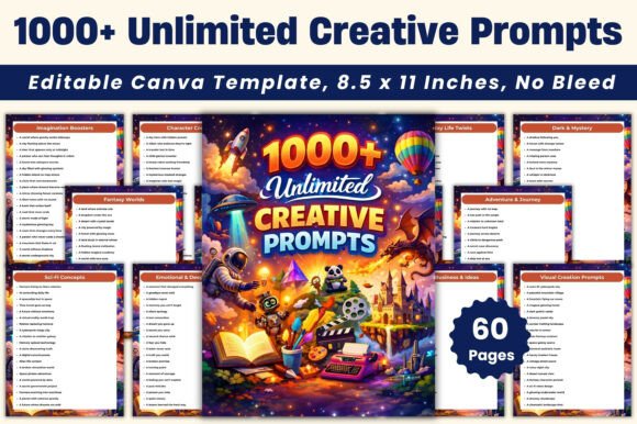 1000+ Story Seeds Prompts Book Graphic by MR Mamun Store · Creative Fabrica