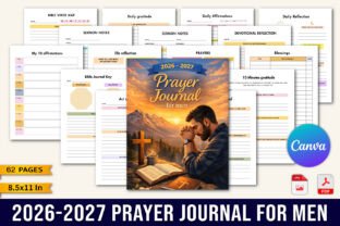 2026–2027 Prayer Journal for Men Graphic by designmela01 · Creative Fabrica