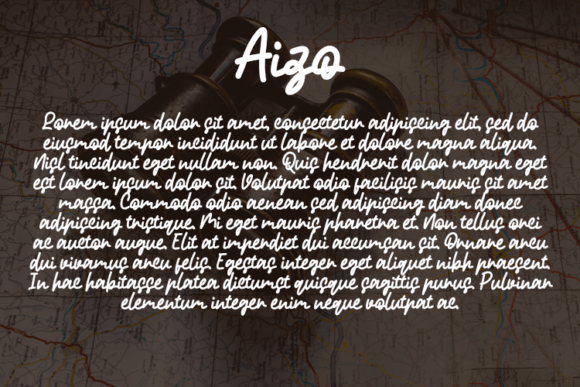 Aizo Font - Preview 2