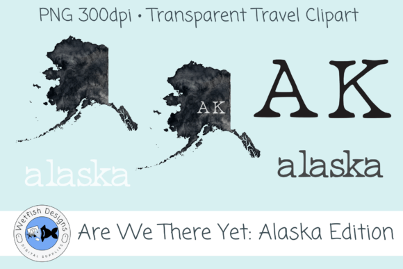 Alaska Travel Word Art PNG Clipart