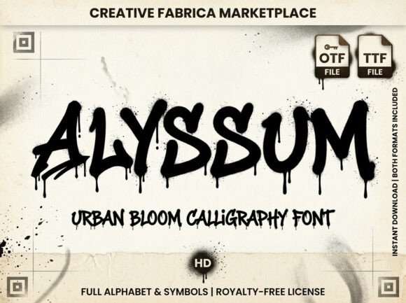 Alyssum Font - Preview 1