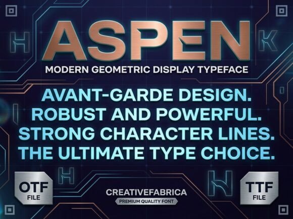 Aspen Font - Preview 1