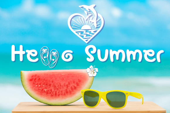 Beach Club Doodle Font - Preview 3