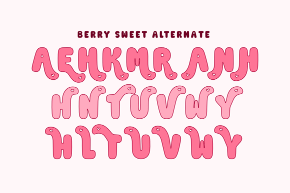 Berry Sweet Font - Preview 2