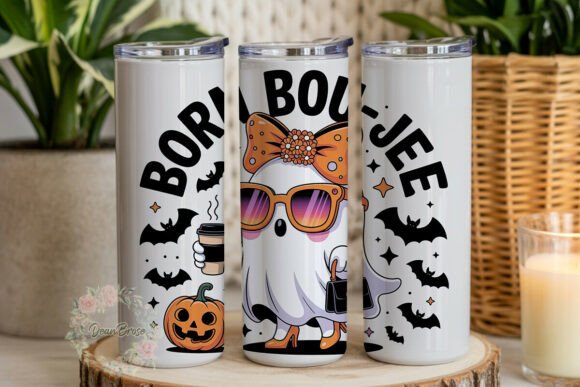 Born Boujee Ghost 20oz Tumbler Wrap