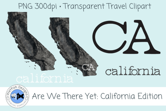 California Travel Word Art PNG Clipart