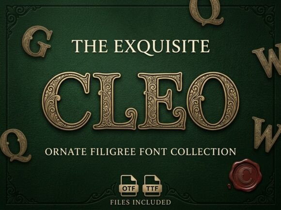 Cleo Font - Preview 2