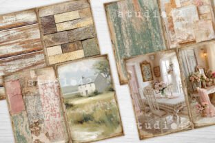 Cozy Cottage Junk Journal Kit Graphic by DreamStudio42 · Creative Fabrica
