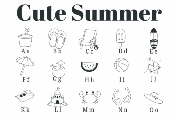 Cute Summer Font - Preview 1