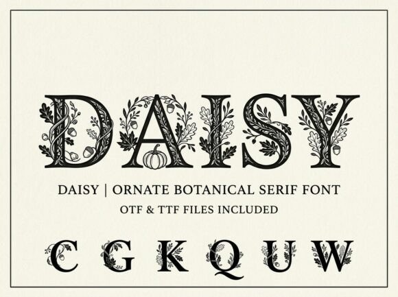 Daisy Font - Preview 1