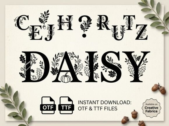 Daisy Font - Preview 2