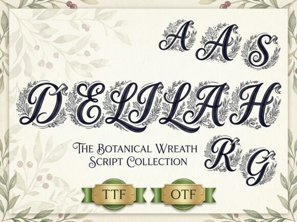 Delilah Font - Preview 2