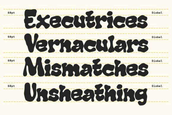 Diobel Font - Preview 2