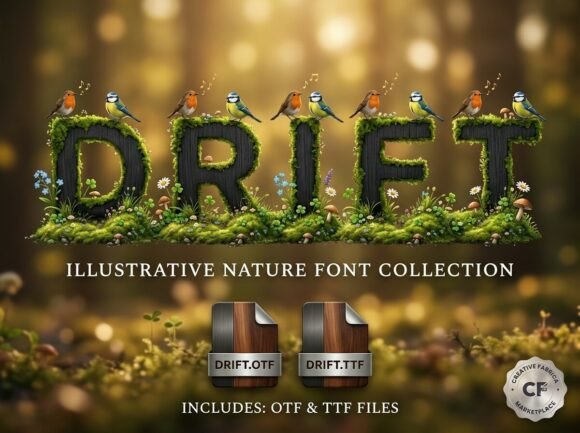 Drift Font - Preview 2