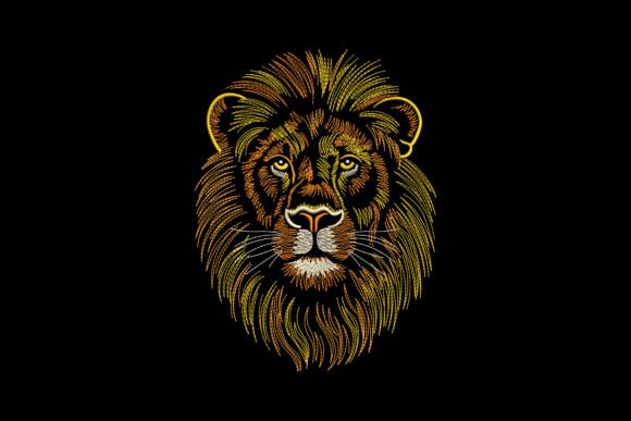 Elegant Lion Head