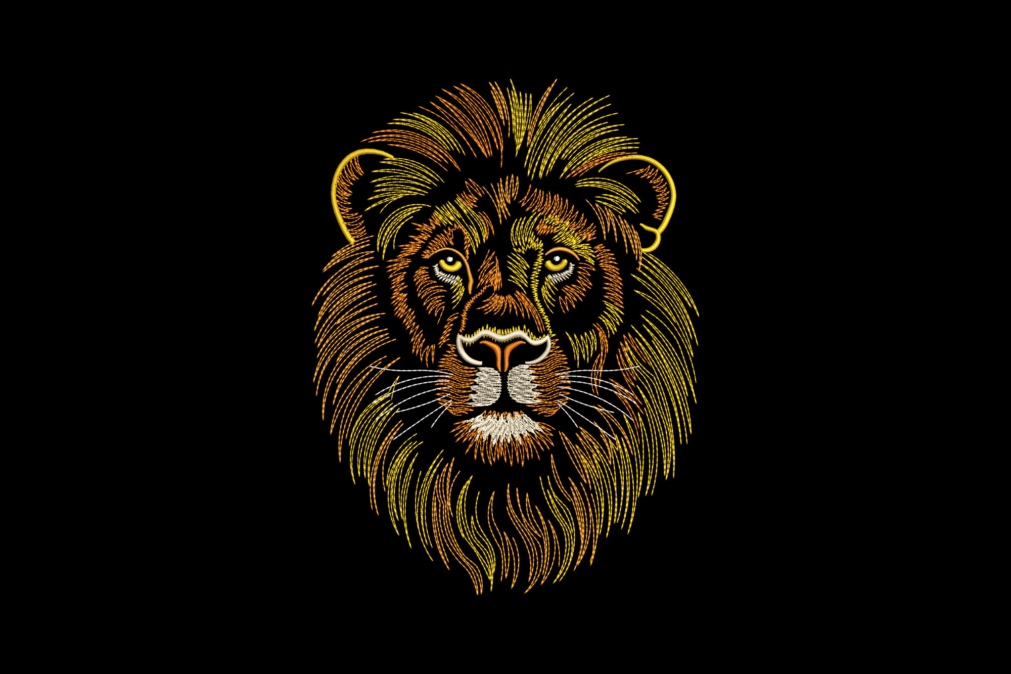 Elegant Lion Head