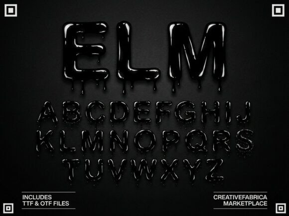 Elm Font - Preview 1