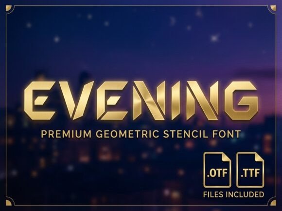 Evening Font - Preview 2